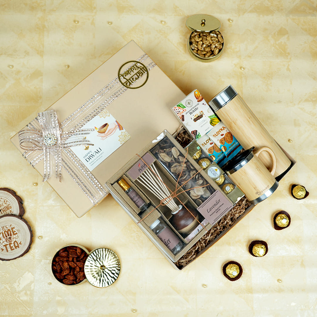 Customized Corporate Diwali Hamper - Premium Treats